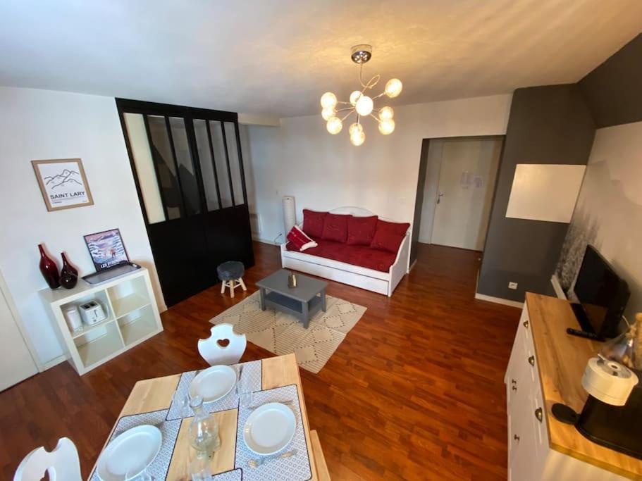 Vignec/Saint-Lary - T2 Cosy Avec Balcon & Piscine Daire Dış mekan fotoğraf